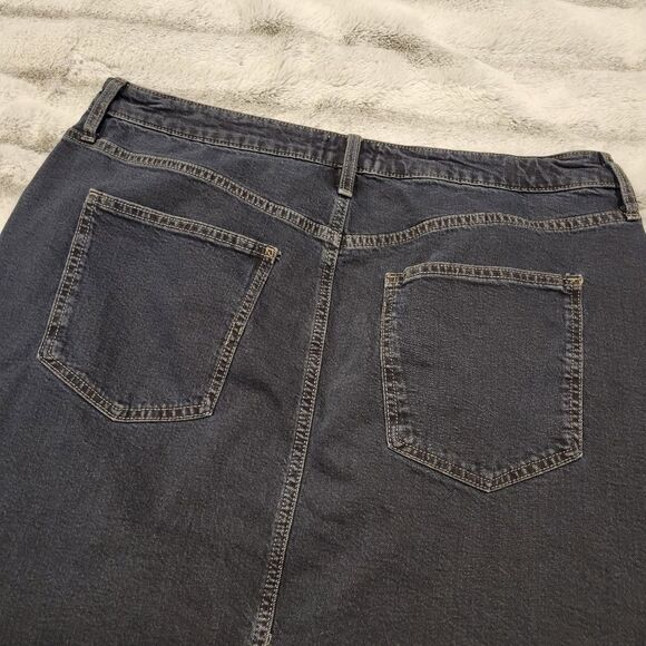 Universal Thread High Rise denim midi skirt, size 17 - Picture 4 of 11